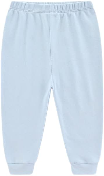 Unisex Newborn Baby Cotton 4-Pack Pants Embroidery Pringting Casual Leggings 0-24 Months for Boys and Girls