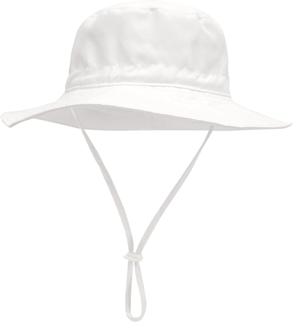 Baby Sun Hat Toddler Beach Swim Hats UPF 50+ Summer Bucket Hat Kids Infant Wide Brim Adjustable Sun Hat for Baby Boy Girls