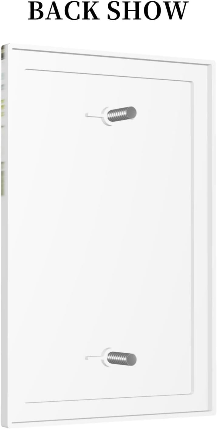 Light Switch Cover Plate Boho Farmhouse Flower Leaf Sage Green 1 Gang No Device Blank Electrical Wall Plates Faceplate Decorative Switch Plate for Bedroom Cabin Decor