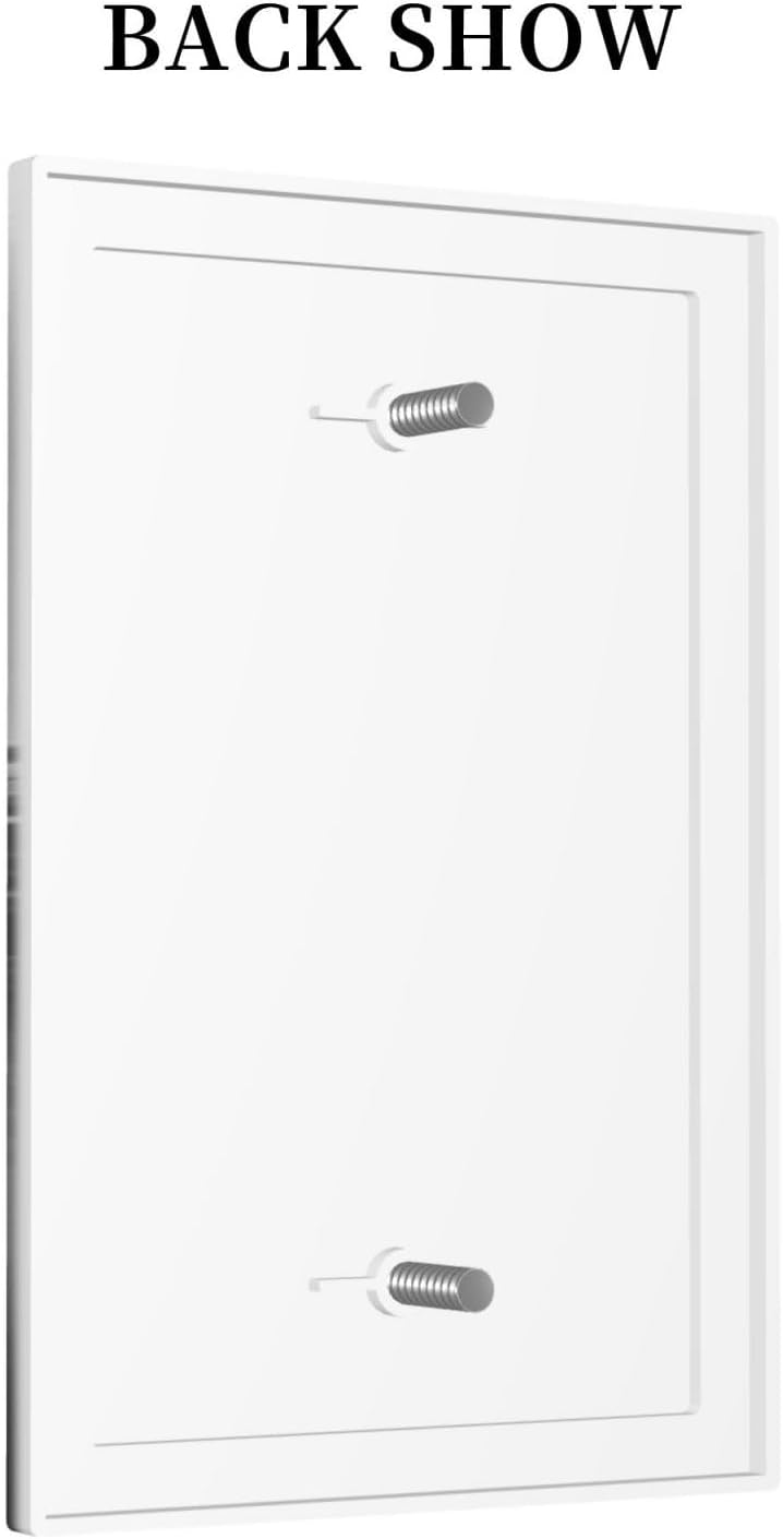 Foggy Forest Natural Scenery Retro Tree Pine Light Switch Cover Plate 1 Gang No Device Blank Electrical Wall Plates Faceplate Decorative Switch Plate for Bed Room Living Room Decor