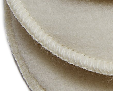 Merino Wool Nursing Pads, Style Softline, Regular Thickness, Size Large - 9 in. Diameter