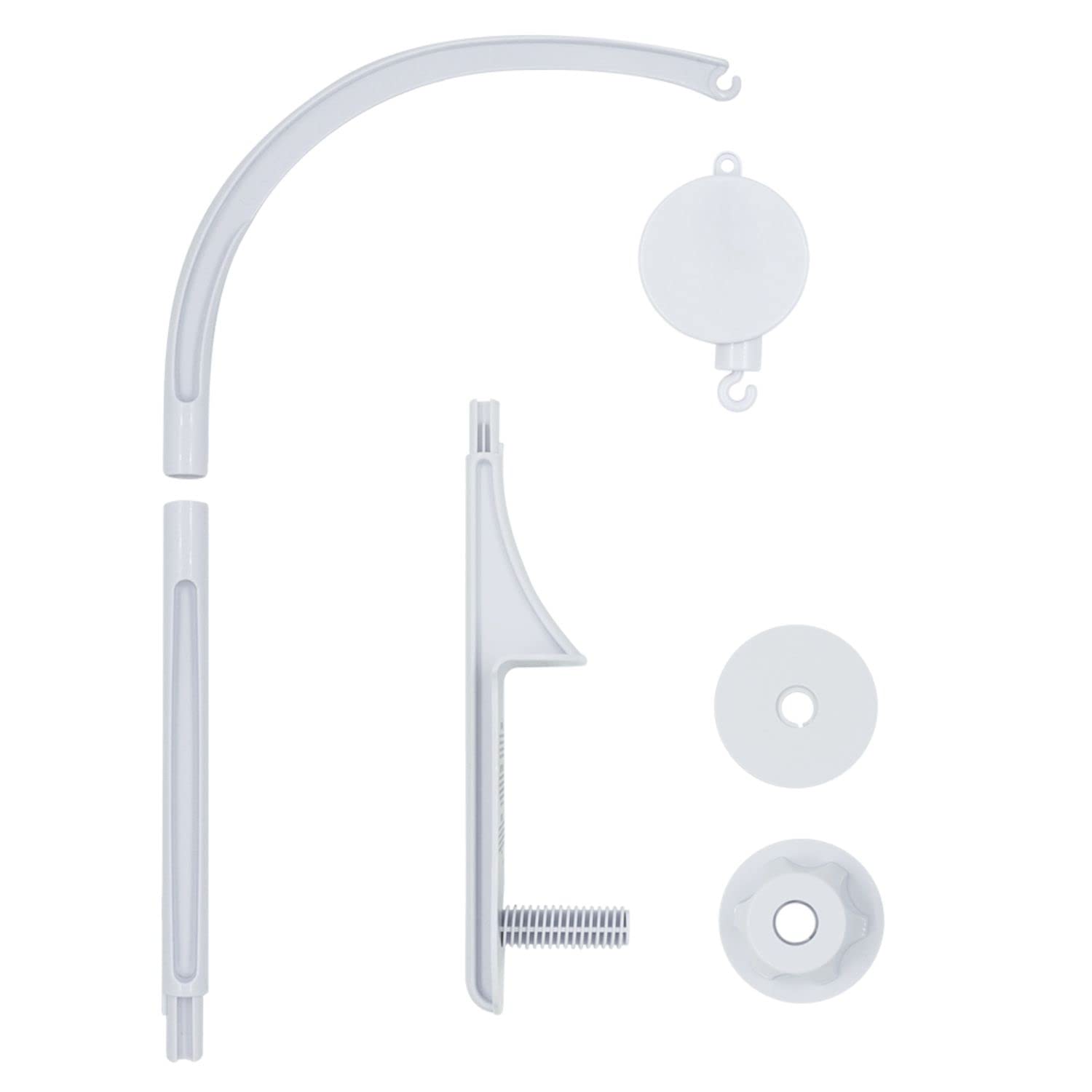 LIVING TEXTILES Baby Music Mobile - Up & Away Crib Toy, Sky Hot Air Balloon,Clouds Planes, Musical Nursery Decor, Calming Soother with 12 Lullabies Essential Perfect Toy for Boys Girls, Blue