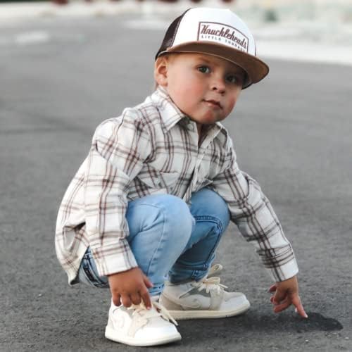 Baby Hats - Baseball Hat, Newborn Youth Flat Brim Mesh Trucker Surf Skate Bubba Bro Fitted Beach Cap Gorros para Bebes