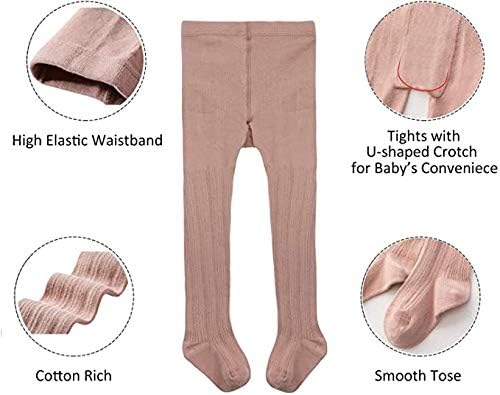 American Trends Baby Tights Non Slip Skid Baby Girl Tight Toddler Stocking Pants Cable Knit Infant Leggings