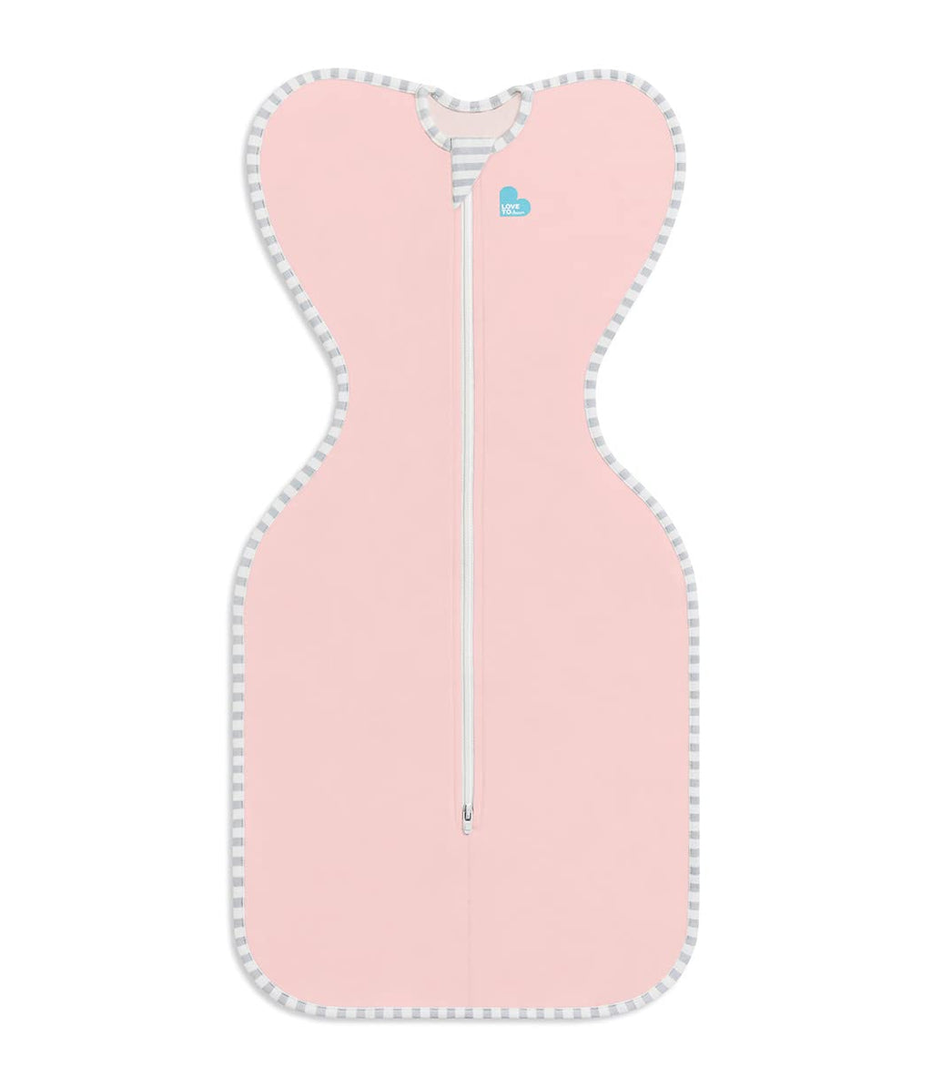 Love To Dream Swaddle UP Self-Soothing Sleep Sack 8-13 lbs., Dramatically Better Sleep, Snug Fit Calms Startle Reflex, 1.0 TOG, Dusty Pink, Small