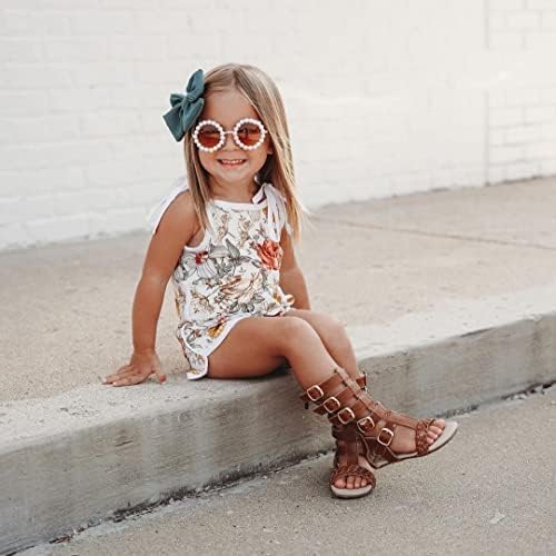 WZTYYDS Toddler Baby Girl Summer Clothes Floral Romper Tie-Up Strap Halter Jumpsuit Infant Summer Sling Playsuit 6M-3T