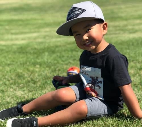 Baby Hats - Baseball Hat, Newborn Youth Flat Brim Mesh Trucker Surf Skate Bubba Bro Fitted Beach Cap Gorros para Bebes