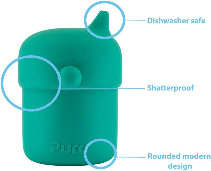 Pura my-my Silicone Snack Container & Sippy Cup Bundle | Spill Proof, Reusable, Food Grade Silicone, Plastic-Free | For Kids, Toddlers, Babies & Infants