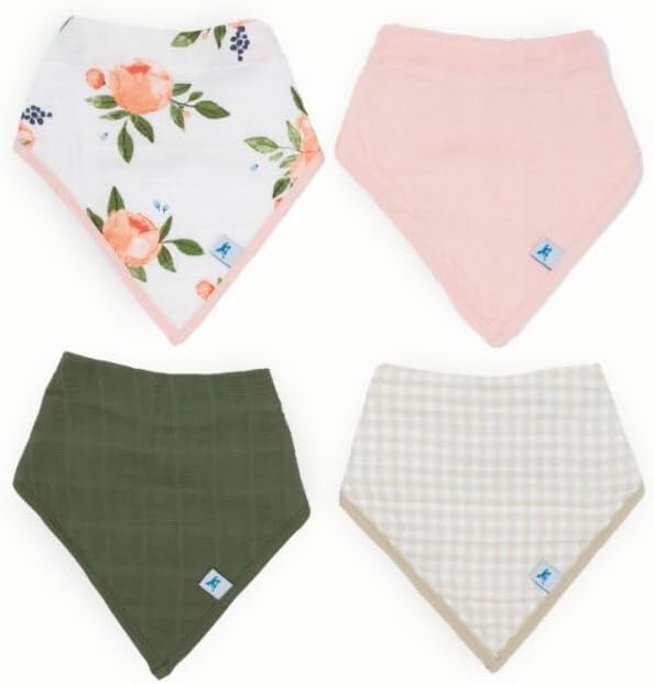 Little Unicorn Cotton Muslin with Fleece Bandana Bib