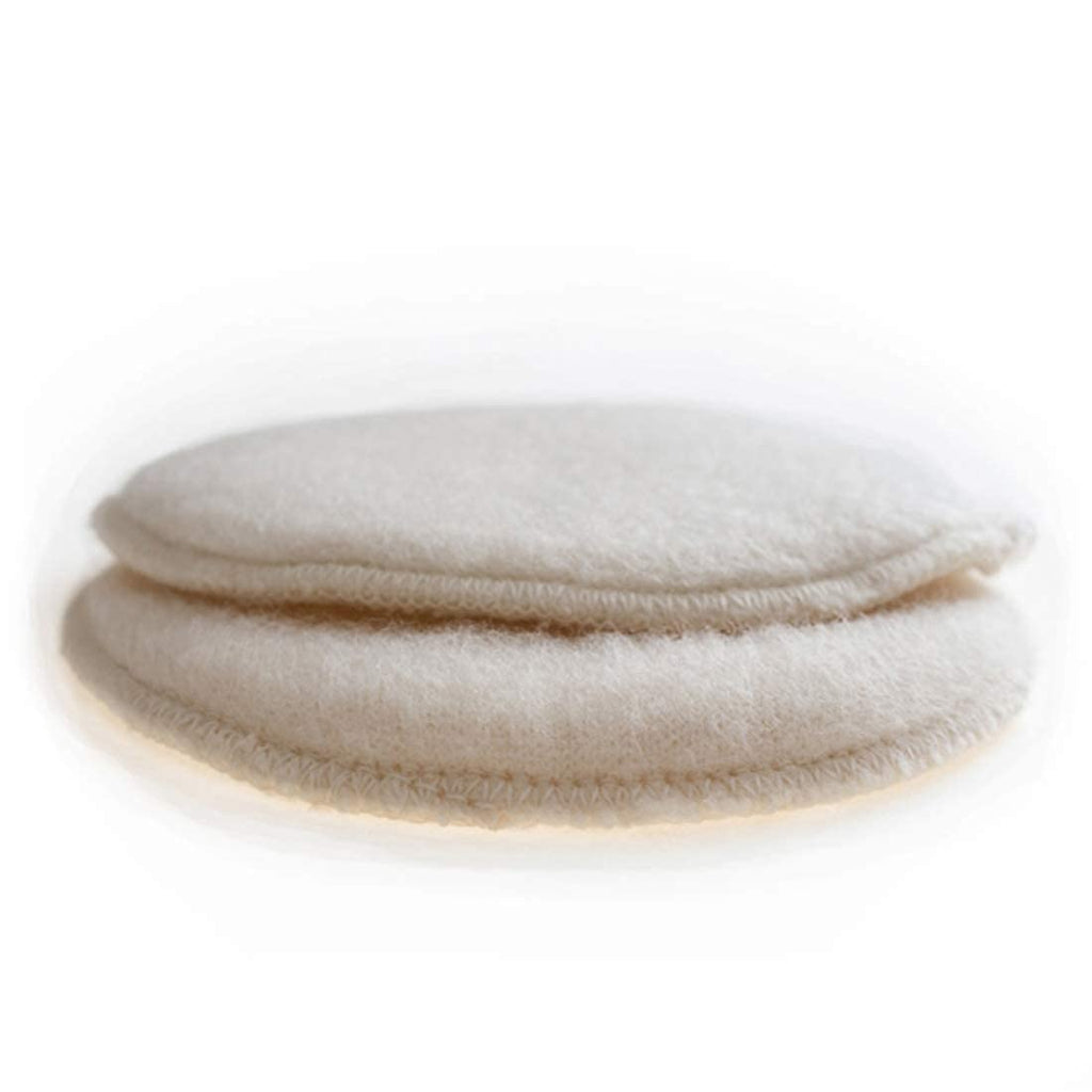 Soothingly Soft Merino Wool Nursing Pads, Style Softline, Extra Thickness, 6 in. Diameter (Small)