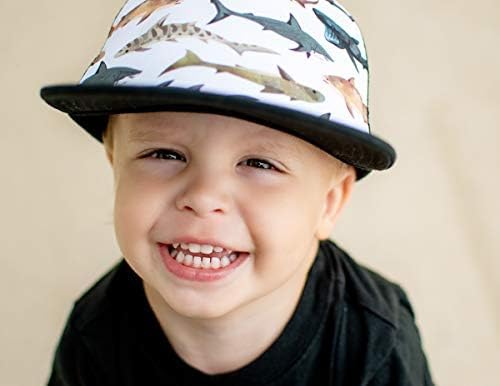 Baby Hats - Baseball Hat, Newborn Youth Flat Brim Mesh Trucker Surf Skate Bubba Bro Fitted Beach Cap Gorros para Bebes