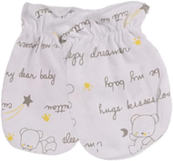 Unisex Baby Cotton Scratch Mittens For Newborn Baby Boys Girls Mittens Accessory 0-6 Months