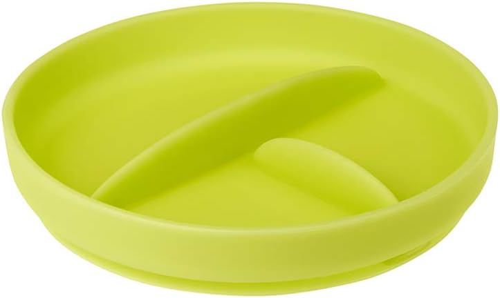 Olababy 100% Silicone Suction Plate | Toddler Plates With Suction | Divided Plates For Kids | Self Feeding Baby Essentials | Food Grade Silicone | Baby Registry Must Haves | Microwave Dinner Plates