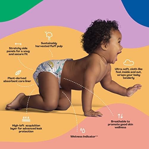 Hello Bello Premium Baby Diapers Size 5, 18 Count of Disposable, Extra-Absorbent, Hypoallergenic Baby Diapers with Snug and Comfort Fit, Sleepy Sloth
