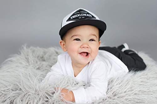Baby Hats - Baseball Hat, Newborn Youth Flat Brim Mesh Trucker Surf Skate Bubba Bro Fitted Beach Cap Gorros para Bebes
