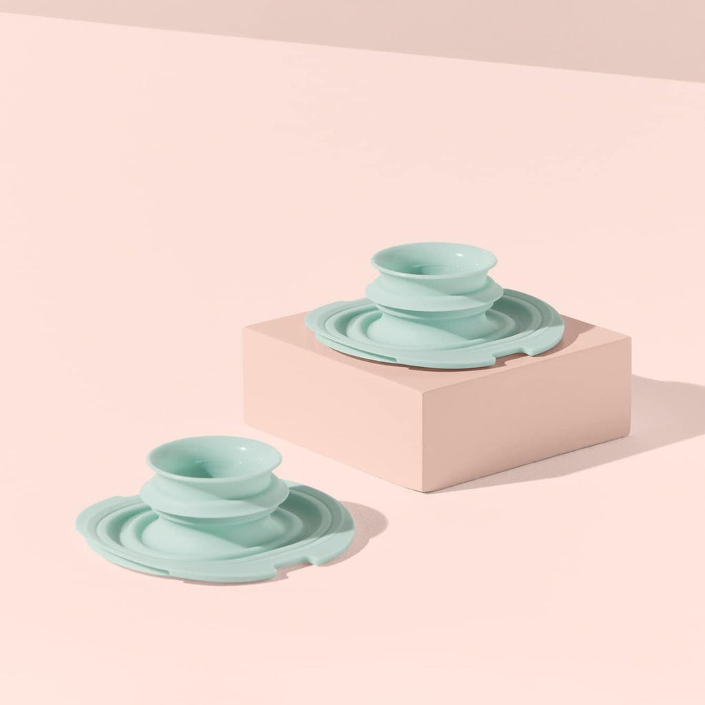 Willow Go - Hands Free Breast Pump - Wearable Breastfeeding Pump - Portable, Electric, Cordless, & 9 Levels of Hospital Grade Suction Strength - Postpartum Essentials - Diaphragm - 2pk