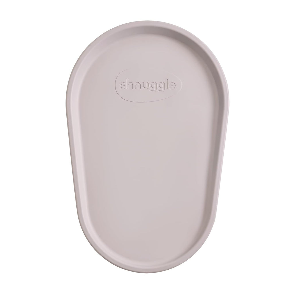 Squishy Changing Mat - Baby Changing Diaper Pad, Wipeable Easy-to-Clean Nappy Station, Warm-to-Touch Surface, Non-Slip Base, No Covers Needed - Taupe