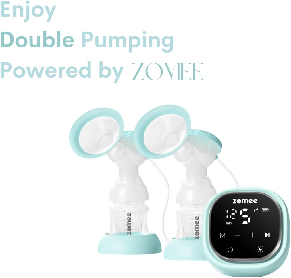 Zomee Air Tubes & Connectors for Z2 Breast Pump(2-Pack 80 CM) Durable & BPA-Free Replacement Tubing Parts