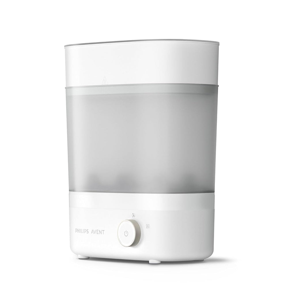 Philips Avent Baby Bottle Sterilizer and Dryer Premium, Removes 99,9% of Bacteria, Chemicals Free, Capacity 6 Bottles/Teats/Accessories, Modular Space Saving Design, Model SCF293