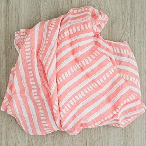 GRACED SOFT LUXURIES Muslin Swaddle 2 Pack Softest Floral Swaddle Blanket (Sunrise Bloom)