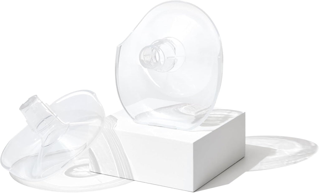 Willow Go - Hands Free Breast Pump - Wearable Breastfeeding Pump - Portable, Electric, Cordless, & 9 Levels of Hospital Grade Suction Strength - Postpartum Essentials - 24mm Flanges - 2pk