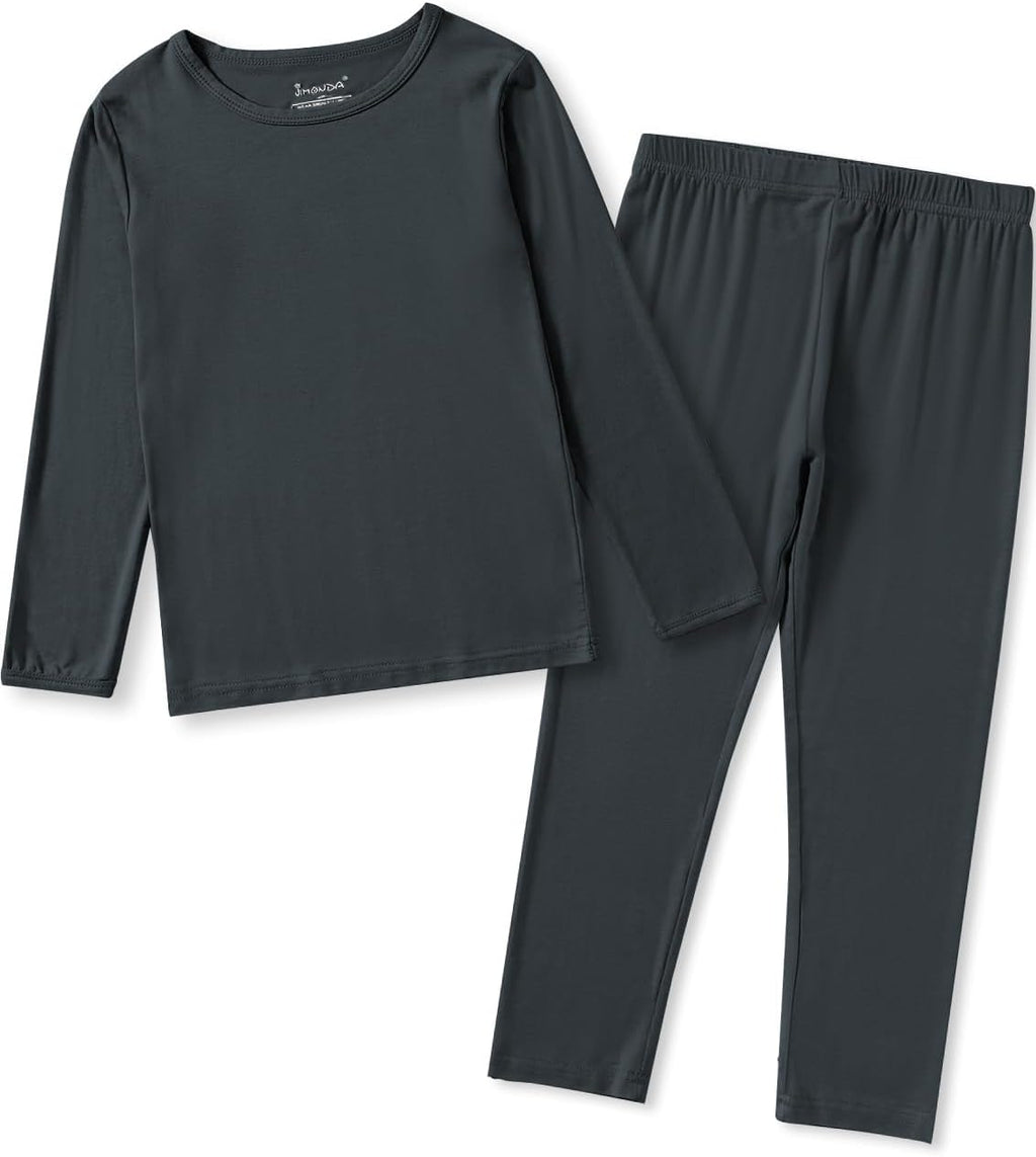 Jimonda Baby Boys Girls Pajama Sets Toddler Sleepwear Cool Jammies 2pcs Viscose from Bamboo PJs 18M-8Y