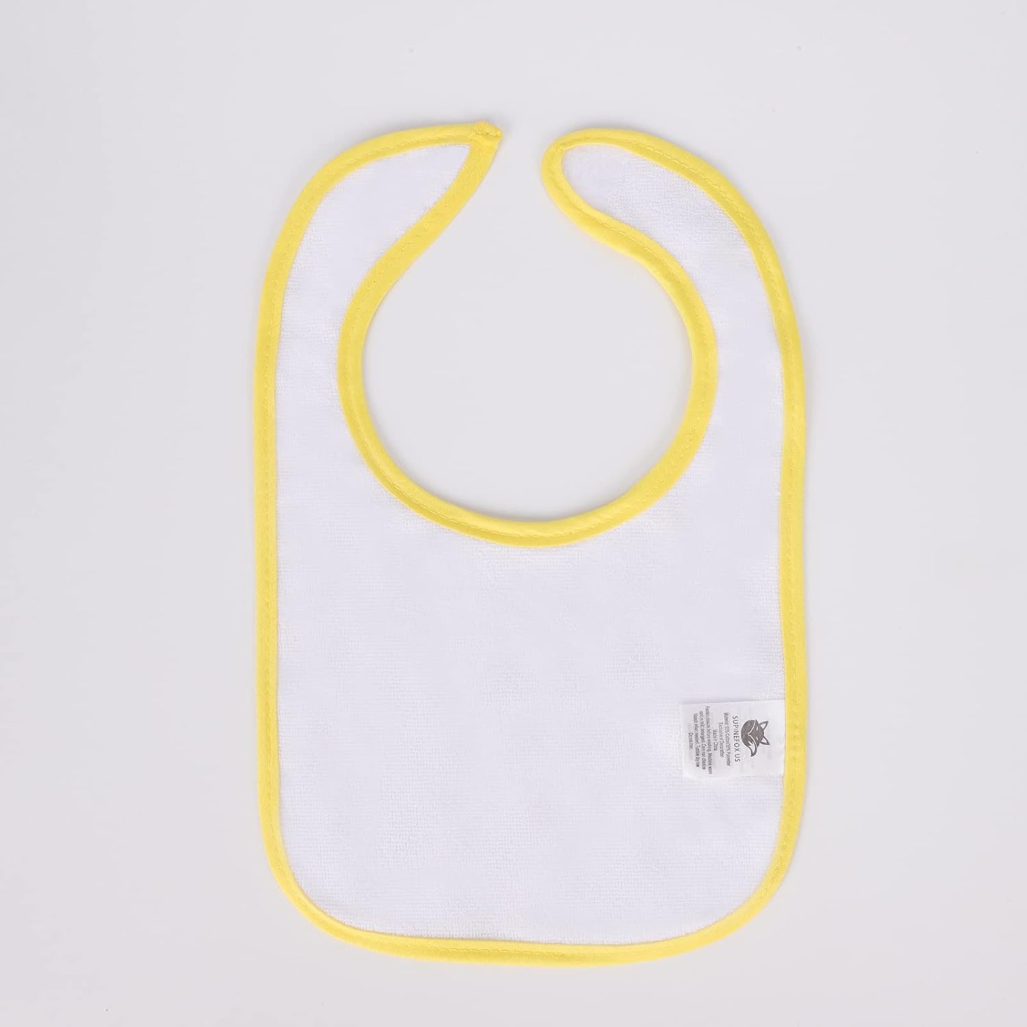 SPINFOX Waterproof Baby Bibs for Girls, Boy, Unisex Drool Bib Cotton Solid Knit Infant Feeding Bibs