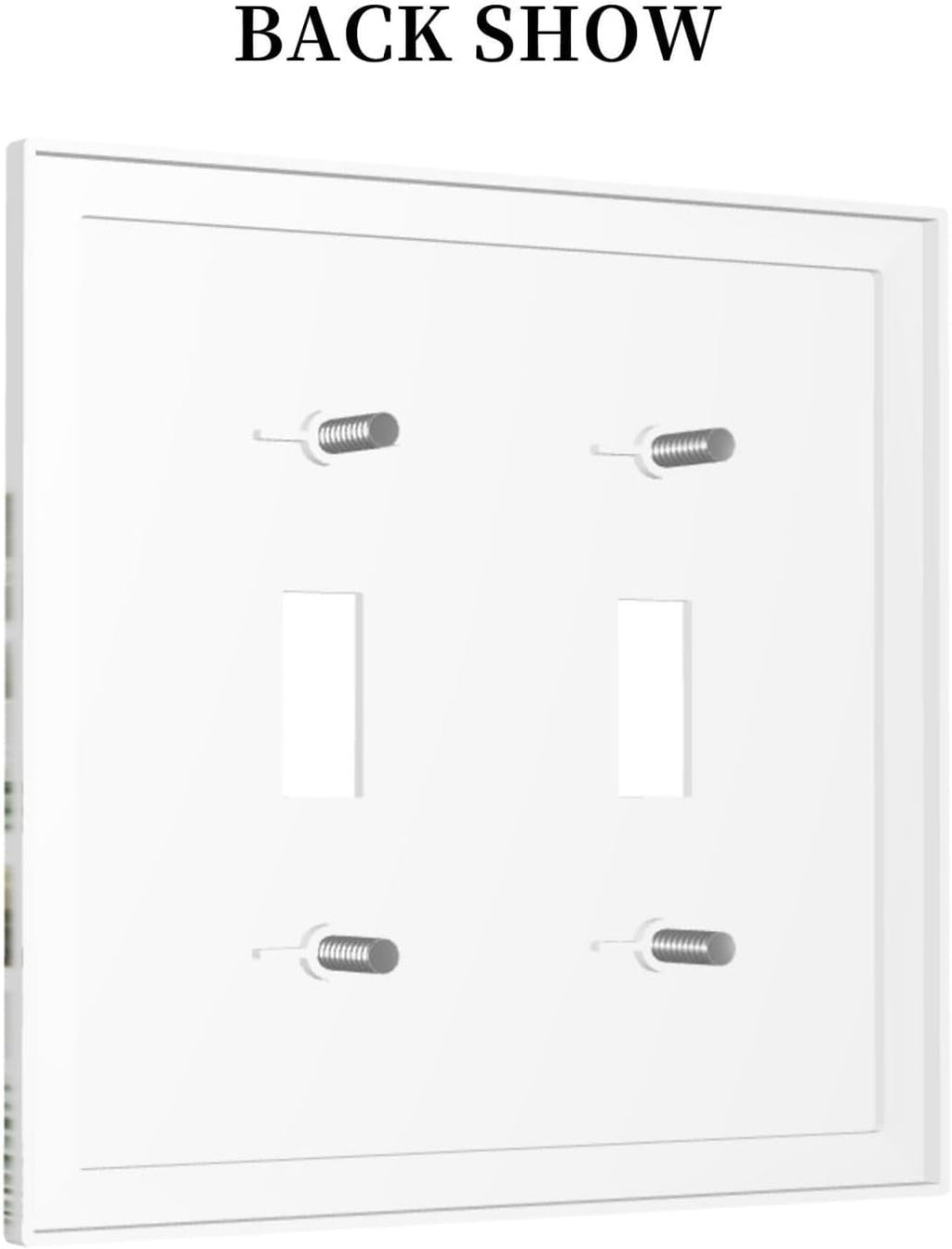 Palm Tree Banana Leaf Green Rainforest Natural Landscape Decorative Switch Plates 2 Gang Double Toggle Outlet Light Switch Cover Wall Plate Electrical Faceplate for Bed Room Living Room Decor