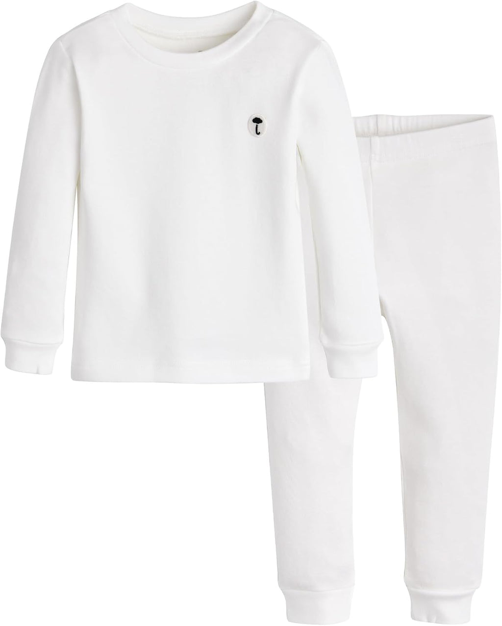 moimoln 6M-8Y Modal Cotton Solid Soft Breathable Baby Toddler Boys Girls Snug fit Pjs Long Sleeve Pajamas Set Sleepwear Daily