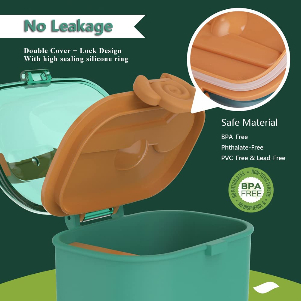 WAN-WAN Baby Formula Dispenser on The go, Milk Powder Formula Container for Travel