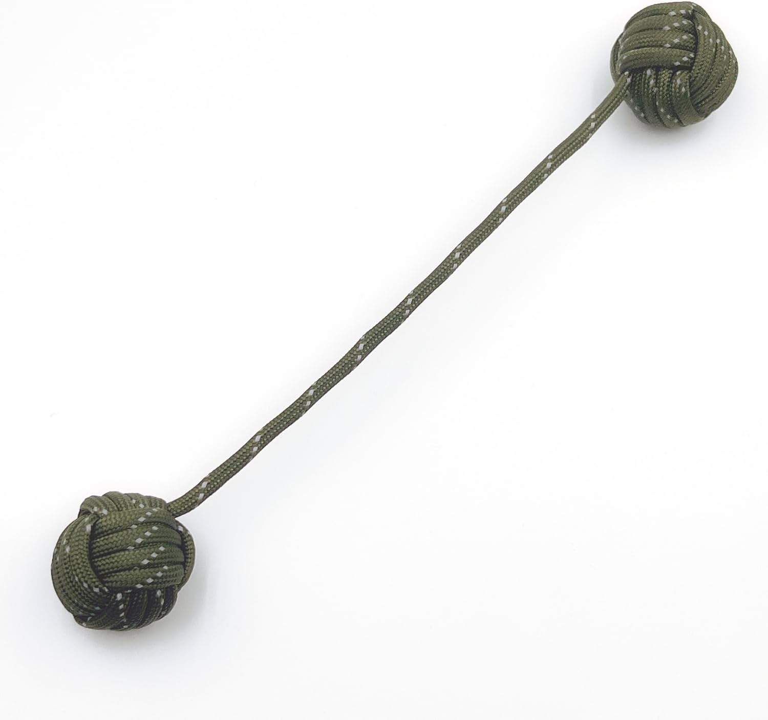 Fidget Beads Skill Toys, Fidget Toys, Parachute Cord and Steel Beads Handmade Fidget Beads, Beginners Worry Beads, Portable EDC Leisure Toys (Grey Brown)