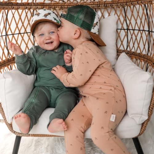 Baby Hats - Baseball Hat, Newborn Youth Flat Brim Mesh Trucker Surf Skate Bubba Bro Fitted Beach Cap Gorros para Bebes