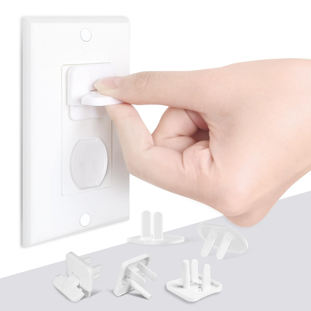Babepai Outlet Covers Baby Proofing 55-Pack White, Child Proof Electrical Protector Safety Baby Safety Plug Covers