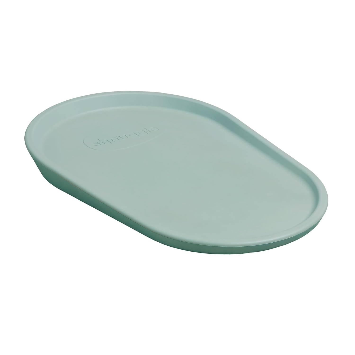 Squishy Changing Mat - Baby Changing Diaper Pad, Wipeable Easy-to-Clean Nappy Station, Warm-to-Touch Surface, Non-Slip Base, No Covers Needed - Eucalyptus