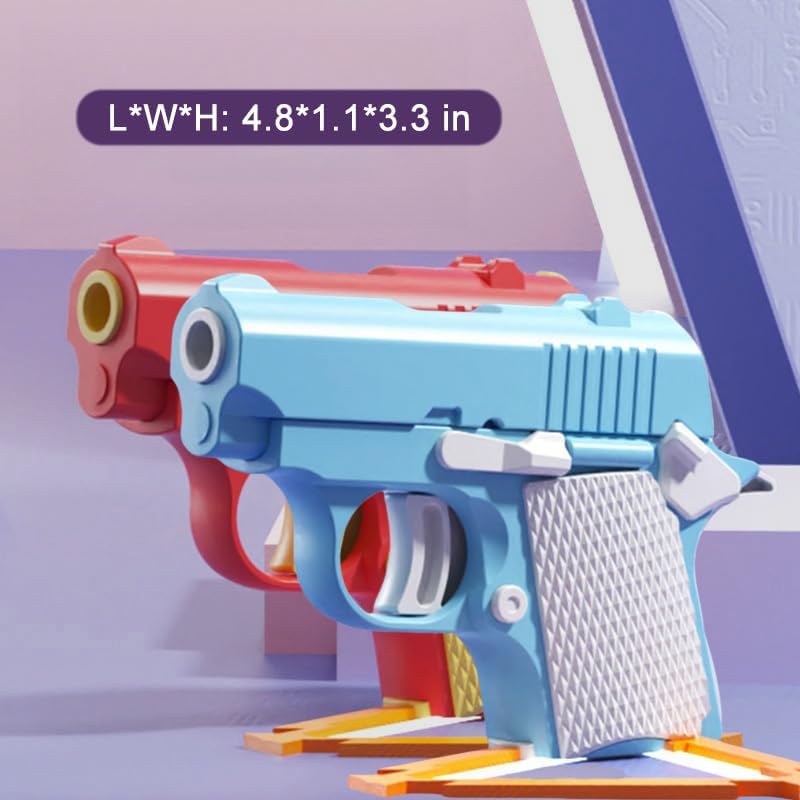 2024 New 1911 Model Radish Fun and Safe Toys,Fidget Toys Suitable for Relieving ADHD and Anxiety,Stress Relief Funny Toys for Adults,The Fun Gift for Adults and Kids (Red&Blue / 2 PCS Pack)