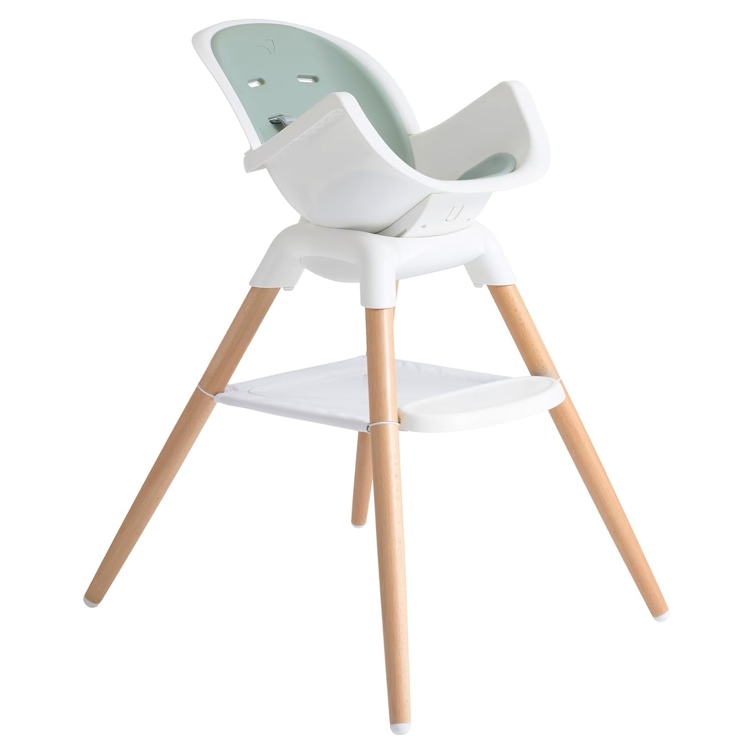 Joie Chai Multi-Mode Highchair - European Beech Wood, Convertible, 9+ Modes, Birth up to 60 lb. (Mist)