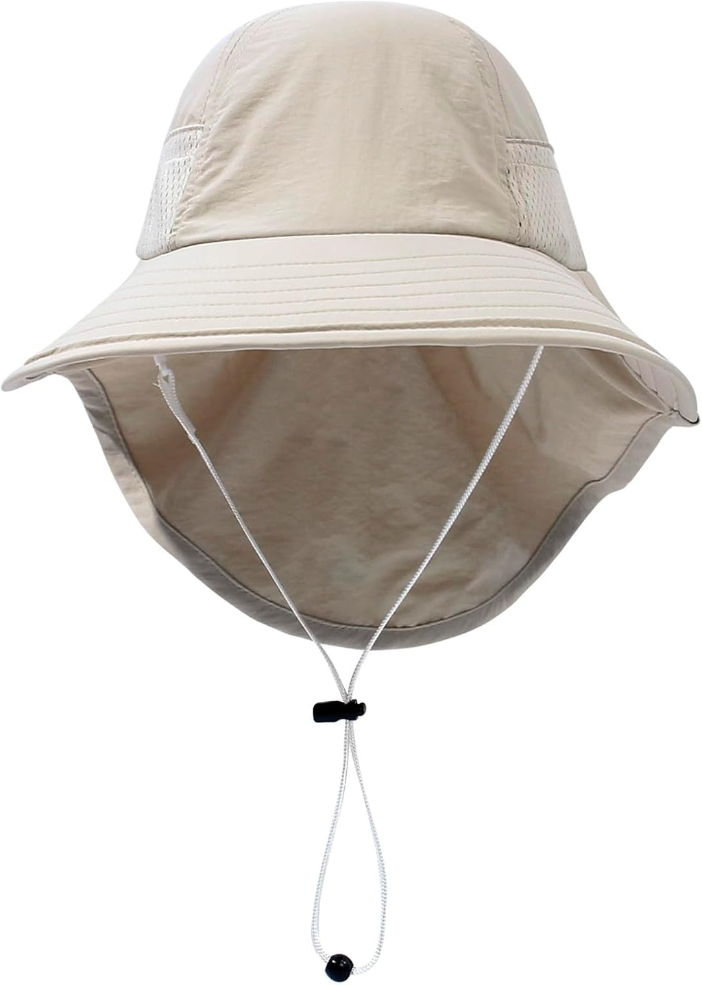 CHUNG Baby Sun Protection Hat Summer Toddler Adjustable UPF 50+ Wide Brim Neck Flap Beach Caps Boys Girls 1-12 Years Kids