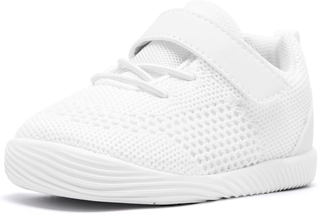 MORENDL Toddler Sneakers Baby Boys & Girls Barefoot Shoes Lightweight Breathable Walking Running Tennis Athletic Sport Shoes