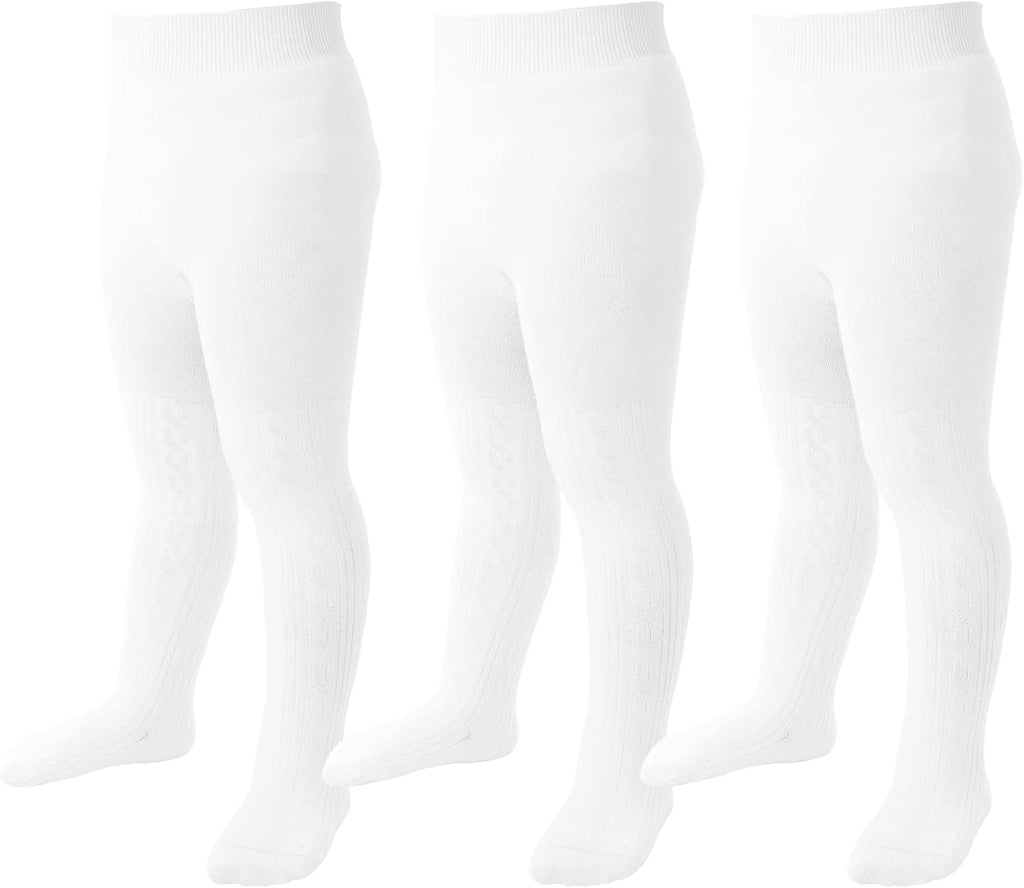 Mini angel Baby Tights Toddler Girl Tights Seamless Cable Knit Leggings Soft Cotton Stockings Pantyhose 3/4/5 Pack