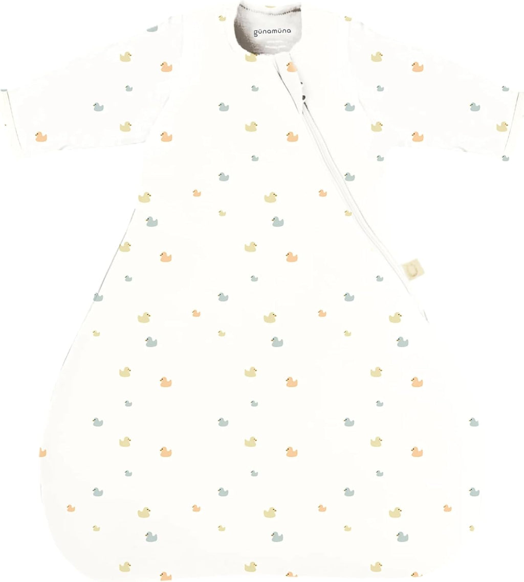 GUNAMUNA Unisex Baby Transitional Swaddle Bag, Easy Diaper Change Zipper, for Toddlers and Infants 3-6 Months, 0.5 TOG