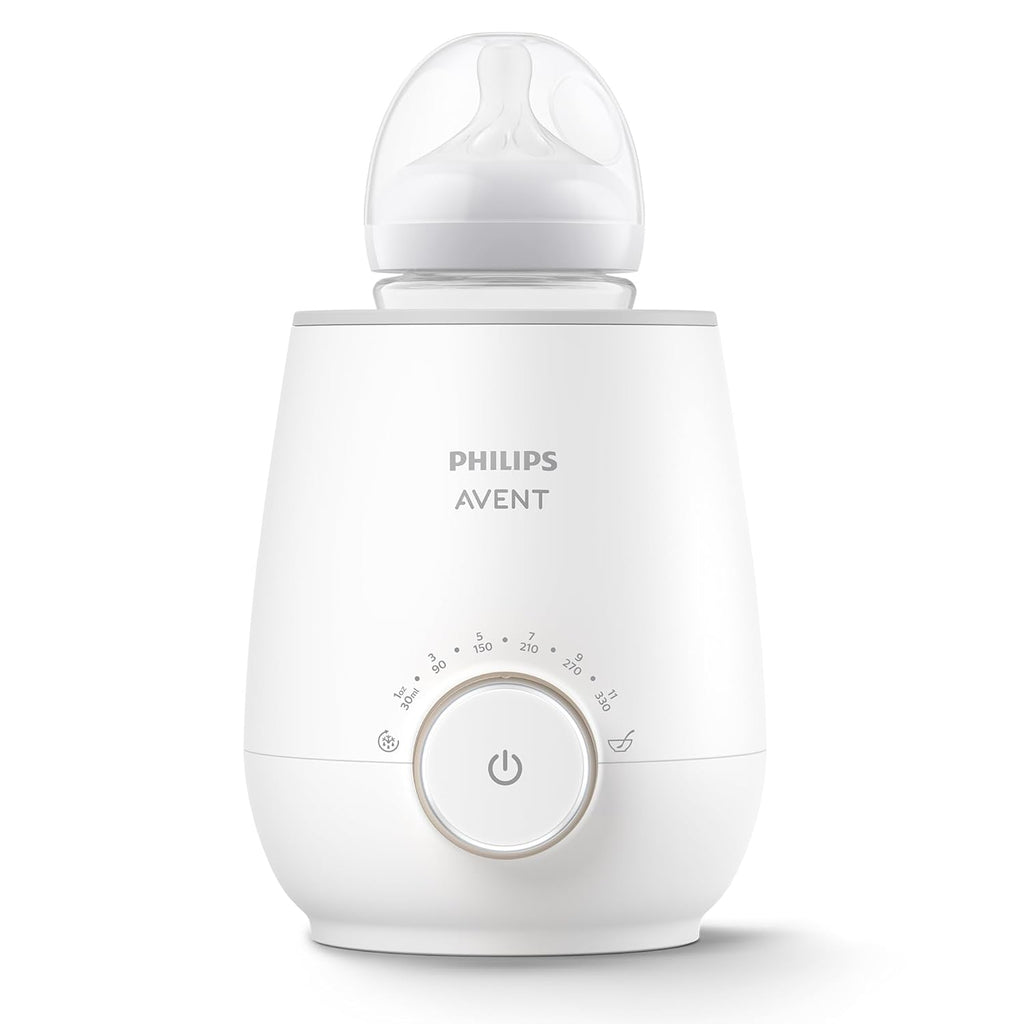 Philips Avent Premium Fast Bottle Warmer, with Smart Temperature Control, Water Bath Technology, Automatic Shut-Off, Model SCF358