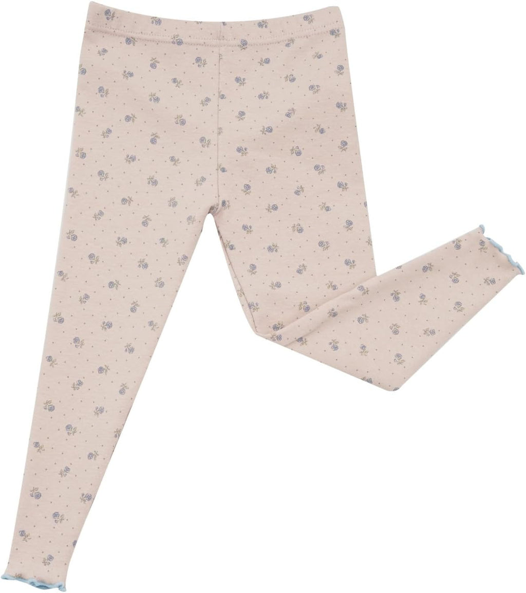 AVAUMA Baby Boy Girl Pajama Set 6M-7T Kids Cute Toddler Snug fit Flower Pattern Design Pjs Cotton Sleepwear Ruffled Shirring