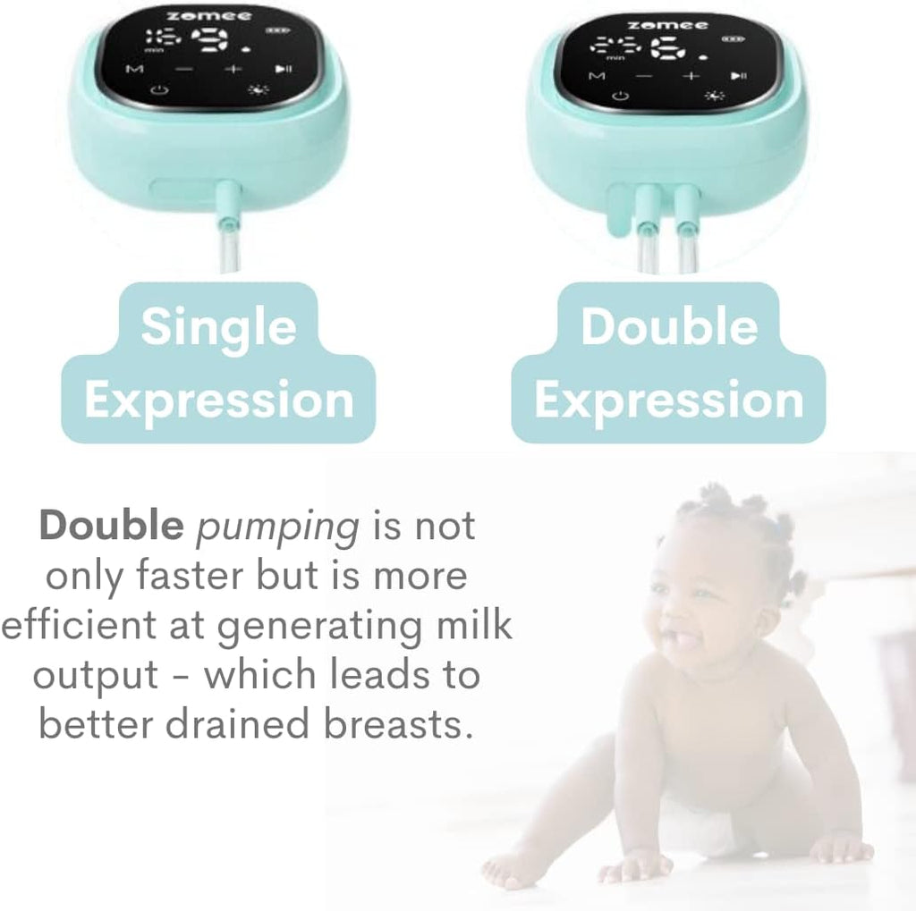 Zomee Air Tubes & Connectors for Z2 Breast Pump(2-Pack 80 CM) Durable & BPA-Free Replacement Tubing Parts