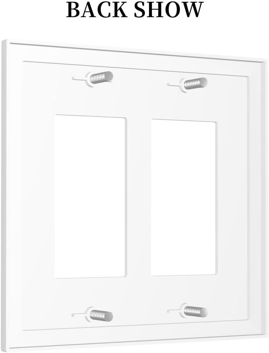 Decorative Outlet Covers Sakura Plant Floral Pink Flowers 2 Gang Double Gfci Rocker Electrical Wall Panels Light Switch Cover Plate For Bed Room Living Room Decor