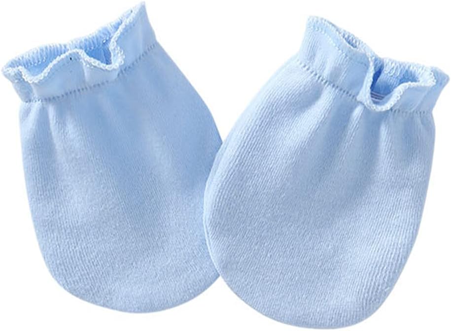 Unisex Baby Cotton Scratch Mittens For Newborn Baby Boys Girls Mittens Accessory 0-6 Months