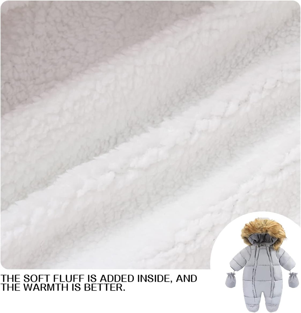 Baby Girl Winter Snowsuit Toddler Jacket Clothes For Boy Infant Jumpsuit Hoodied