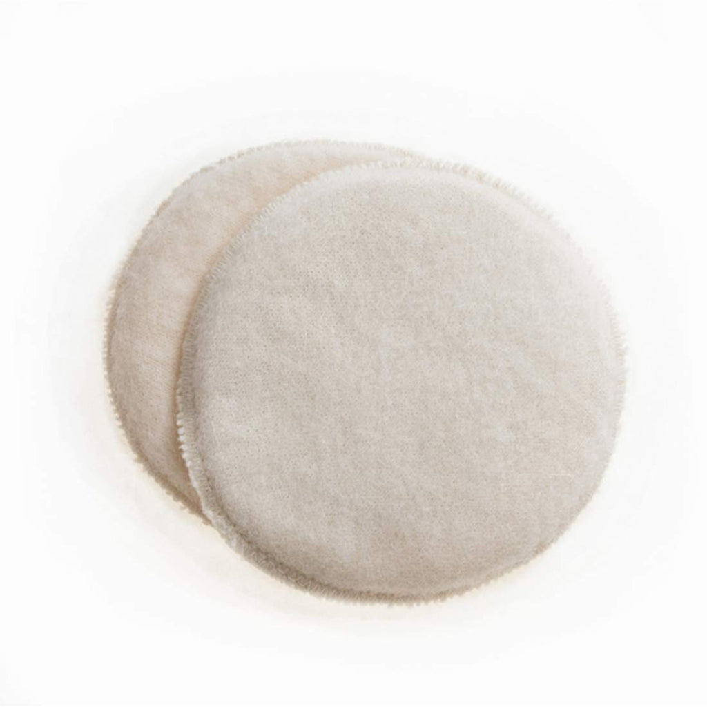 Soothingly Soft Merino Wool Nursing Pads, Style Softline, Extra Thickness, 5 in. Diameter (XS)