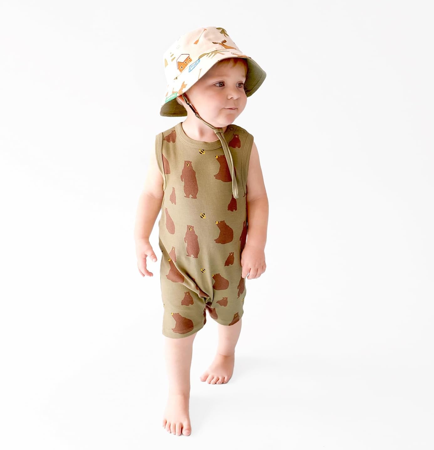 PARADE Organic Tank Rompers - Signature Prints