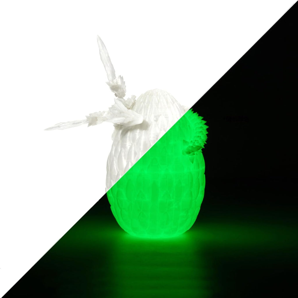 3D Printed Dragon Egg with Dragon Inside, Articulated Flying Dragon with Dragon Egg, Multi Color Winged Dragon, Crystal Dragon Fidget Toy, Home Office Décor, Easter Egg, Gift