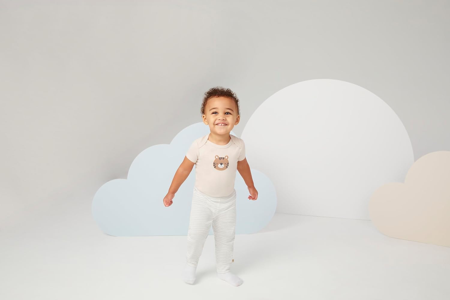 Huggies Baby 4-Pack Pants, Mid Grey Heather/Stripe